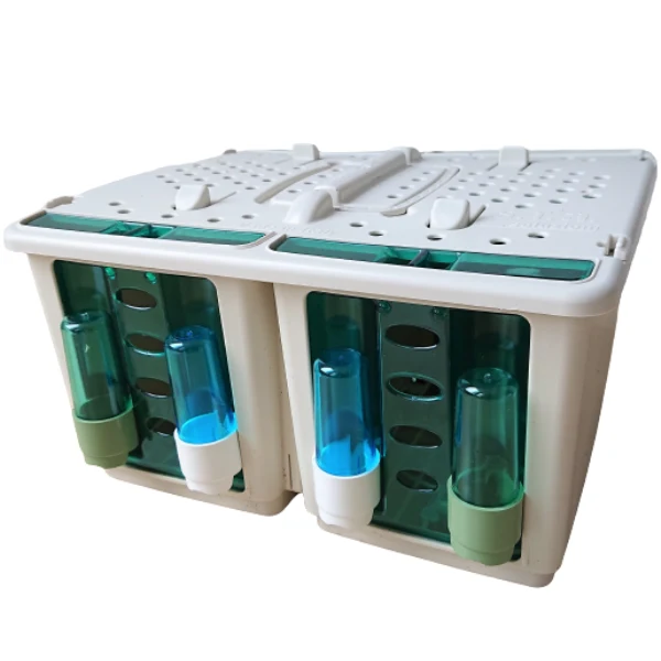Coffret de transport avec couvercle à 2 compartiments « NUVOLA 2 » (NZ85)