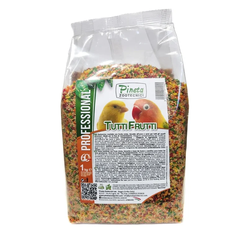 Pâté de fruits tropicaux Tutti Frutti 5 kg - Pineta Zootecnisi