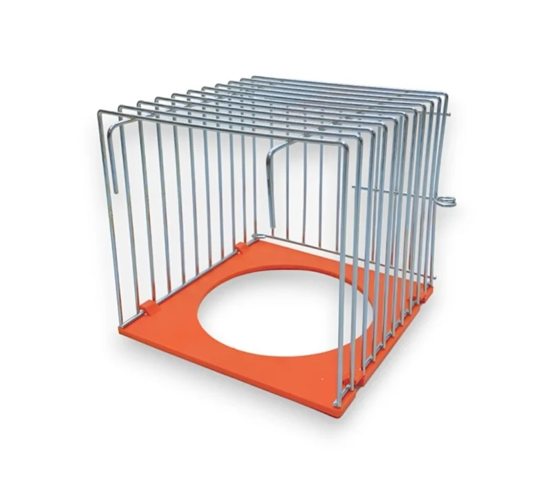Nichoir à canaris en fil de fer (orange)