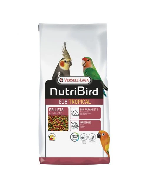 Granulés d'élevage tropicaux Nutribird G18 10 kg