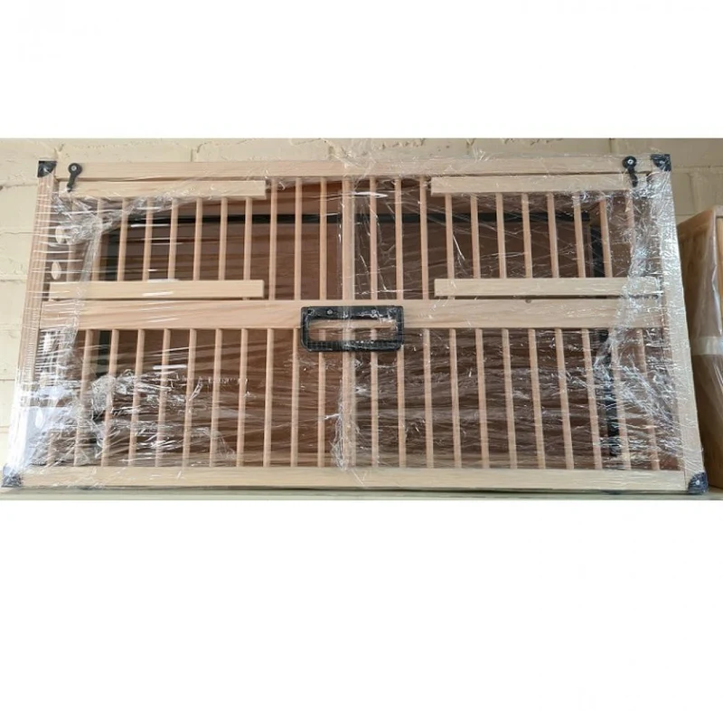 Panier d'entraînement en bois double 80 cm