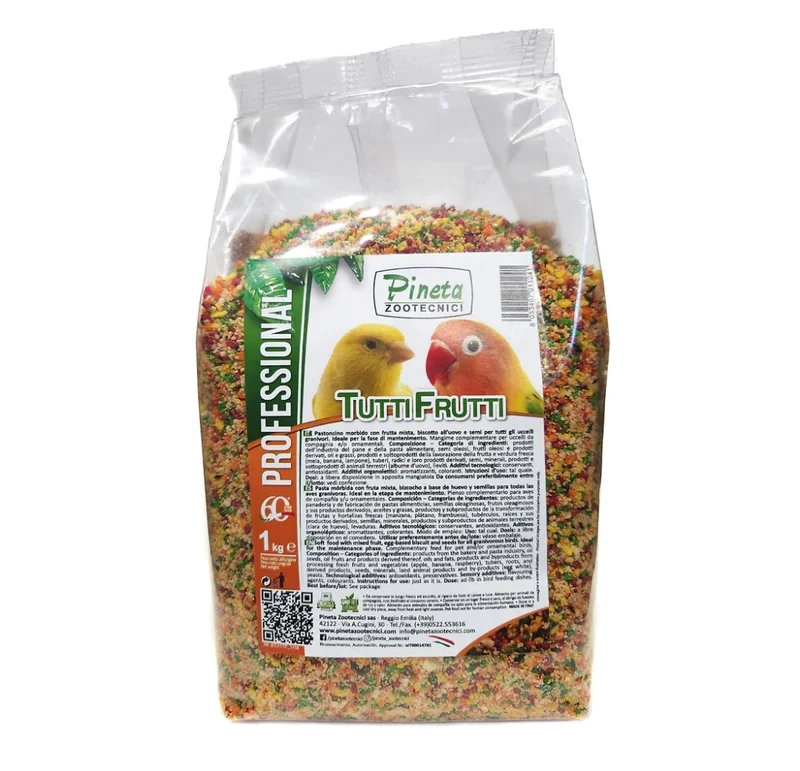 Pâté de fruits tropicaux Tutti Frutti 1 kg - Pineta Zootecnisi