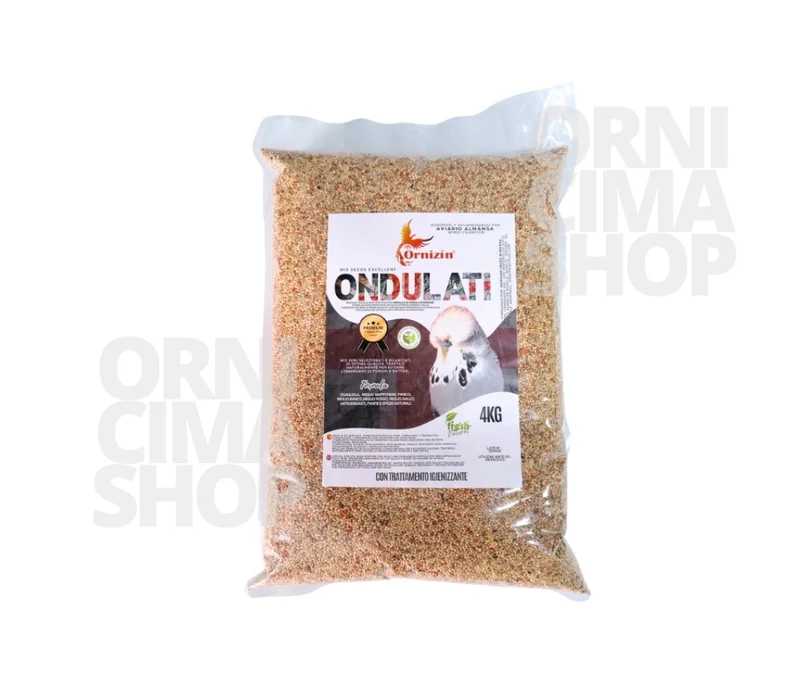 ONDULATI Mélange Semi Excellent pour perruches ondulées, perruches anglaises et petites perruches 4kg - Ornizin