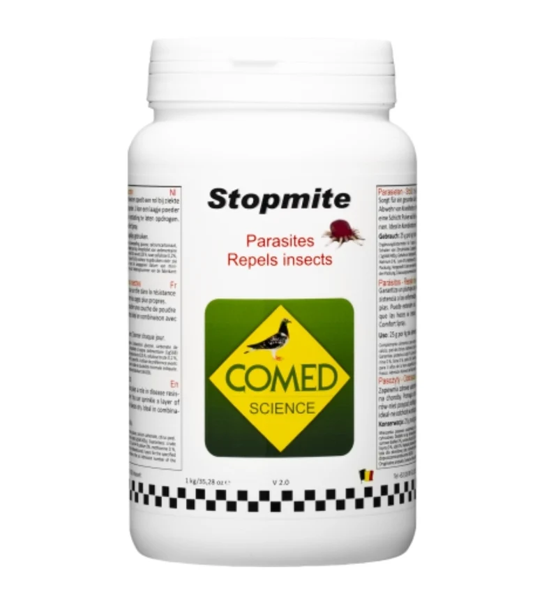 Stopmite, contre l'acarien rouge. Pour Oiseaux et Pigeons 1kg - Comed