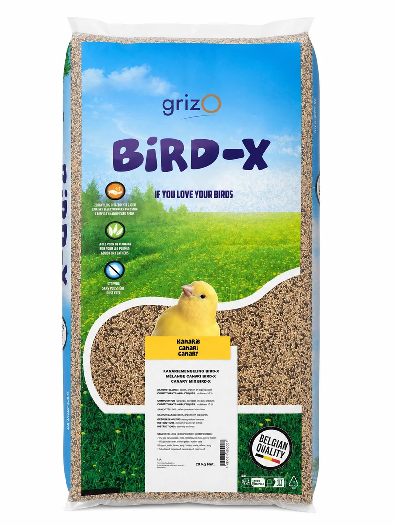 Mélange Canaris Bird-X 20kg - Mangeoire à oiseaux - Mélange complet