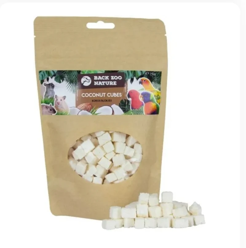 Cubes de Noix de Coco 250 Grammes - Back Zoo Nature