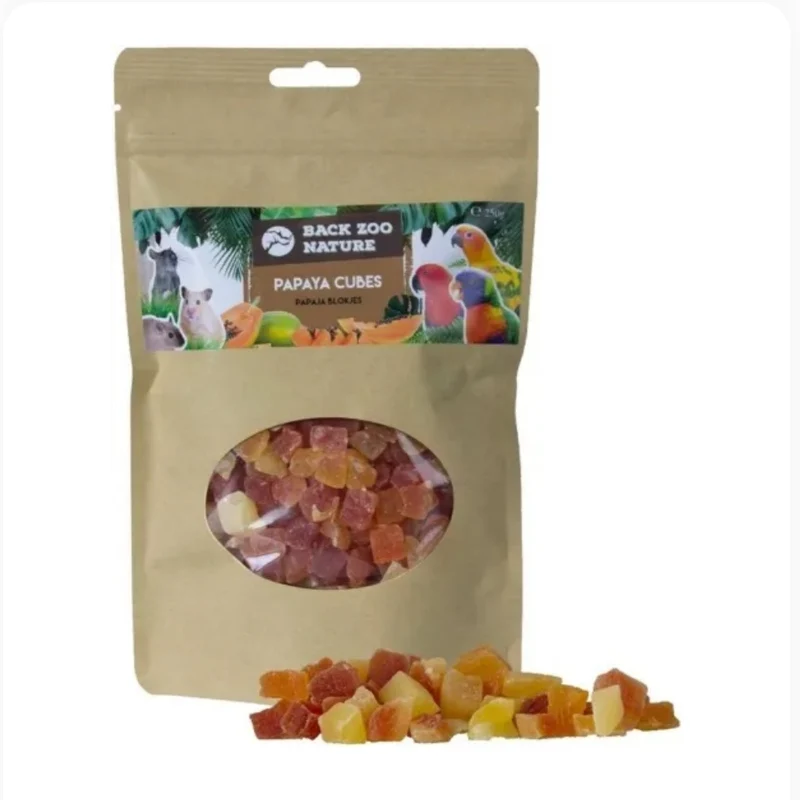Cubes de Papaye 250 Grammes - Back Zoo Nature