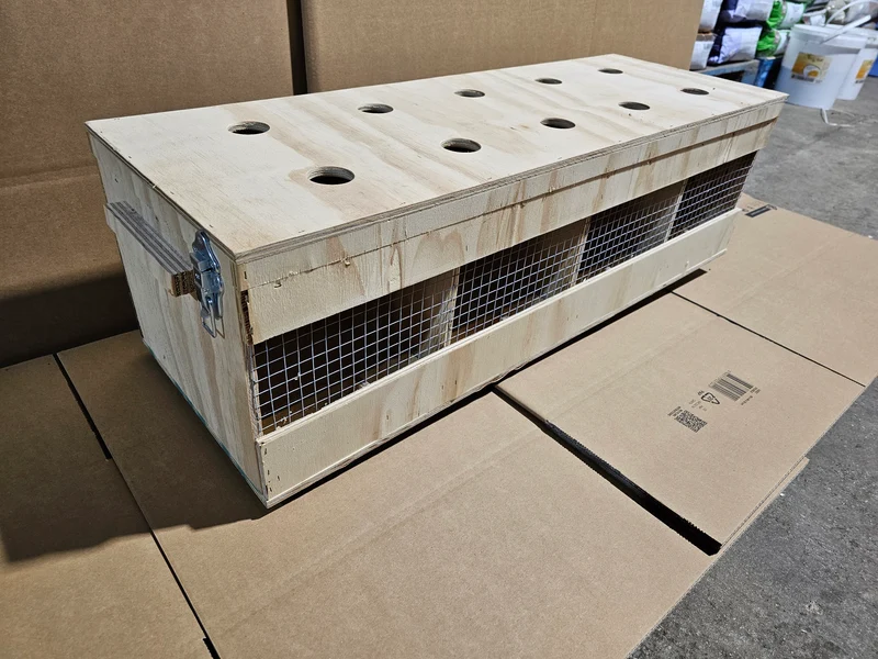 Caisse de transport en bois (solide et durable)