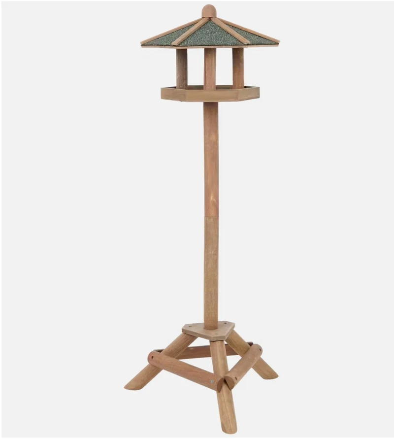Table d'alimentation pour oiseaux de jardin sur pied