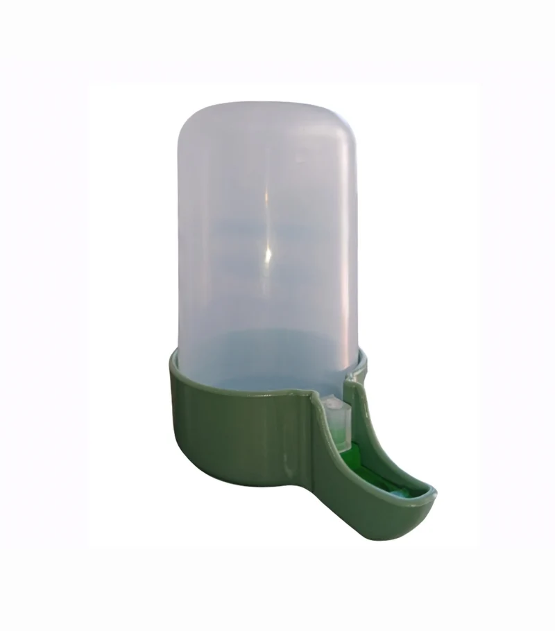 Fontaine à eau vert olive, système anti-gaspillage 100 ml - Moldes Ave