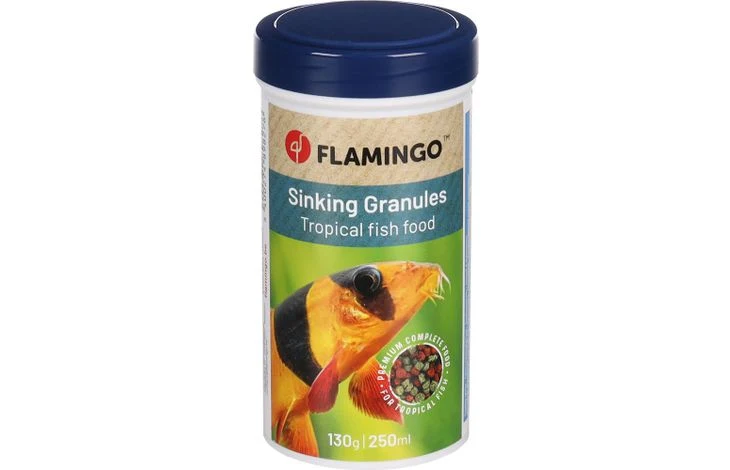 Nourriture pour poissons tropicaux 130g/250ml - Flamant rose