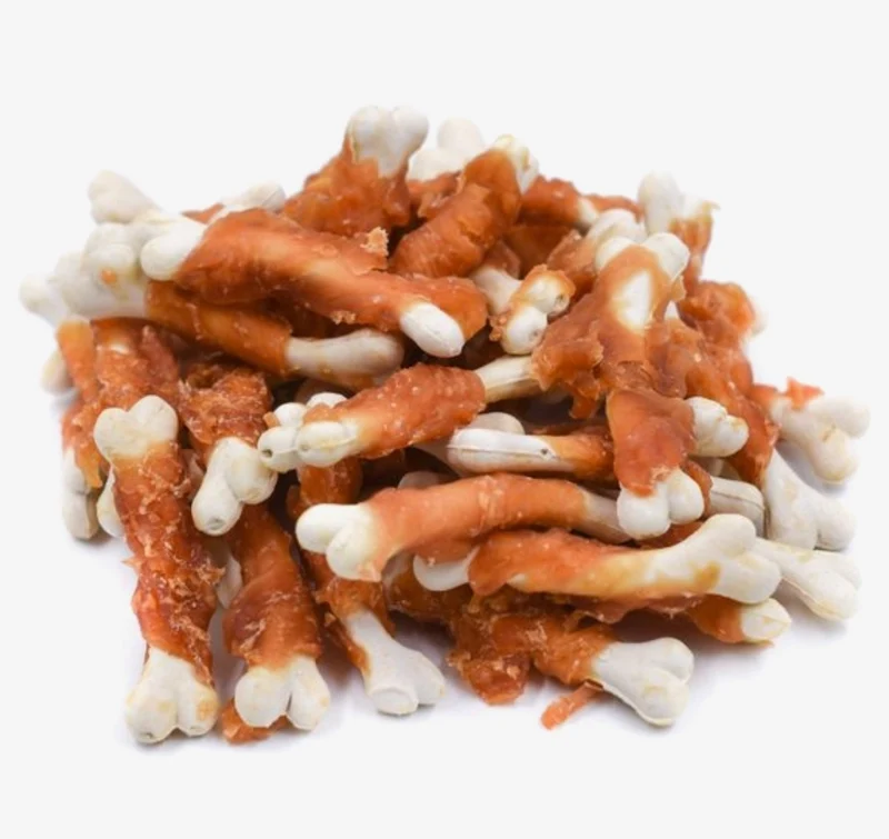Snack Hapki - Os de Calcium Au Poulet - 6 à 7cm - 1 pièce