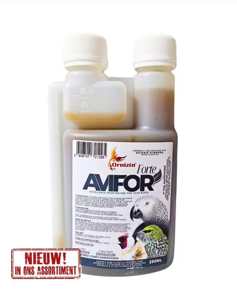Avifor Forte 250 ml - Pour tous les oiseaux et pigeons - Convient pour 250 L d'eau - Nouveau protecteur