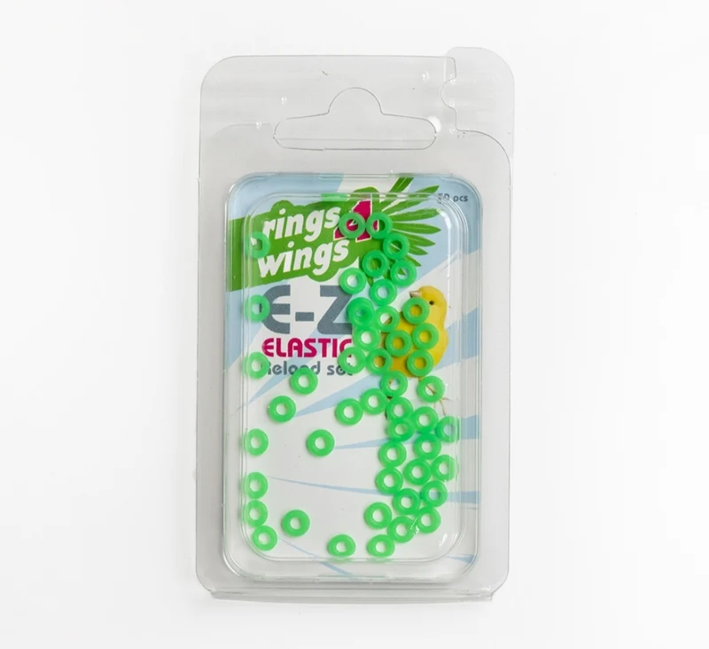 Kit de recharge d'anneaux élastiques EZ Verts (50pcs) Ø 3.5 mm