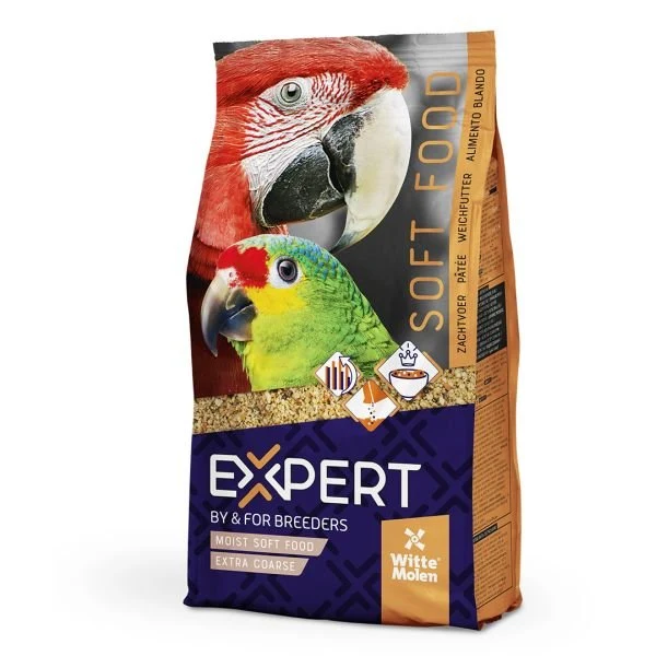 EXPERT Pâtée Extra Grossière 1 kg - Aux Fruits et Noix - Witte Molen
