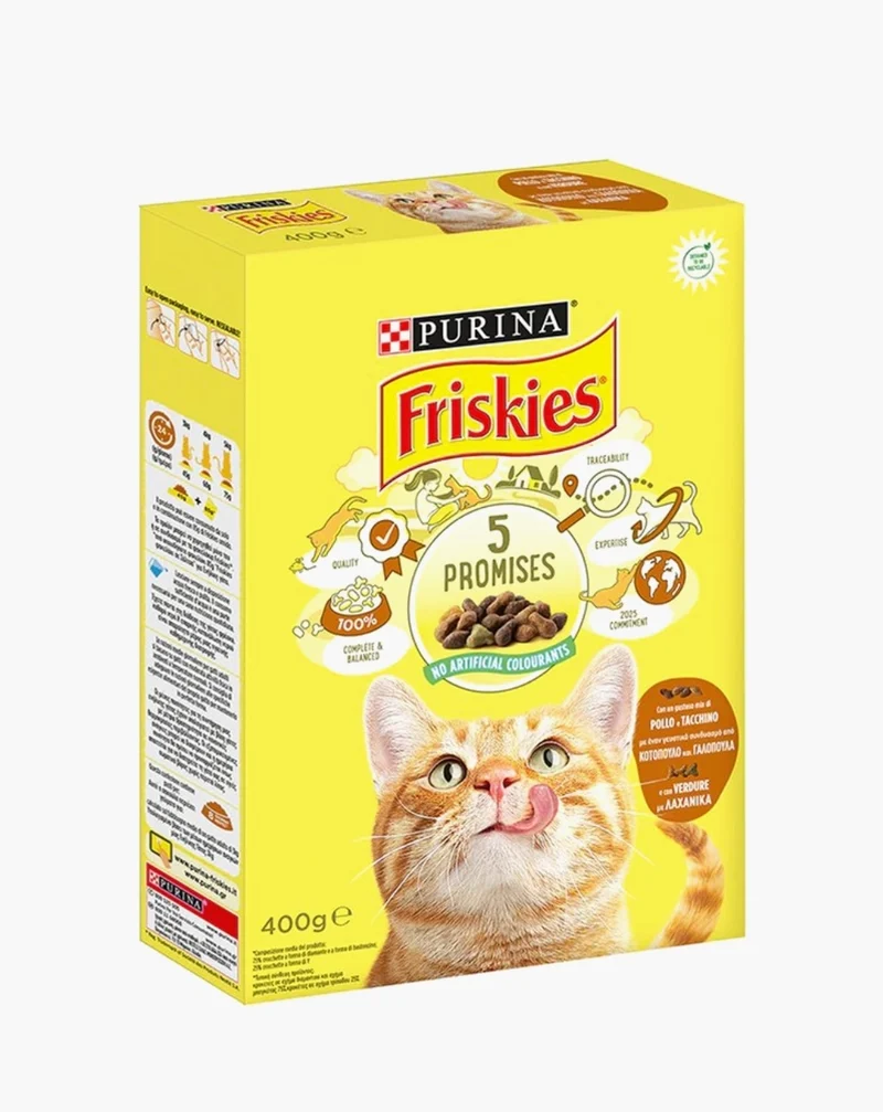 Friskies au Bœuf et Légumes - Granulés pour Chat - adulte - 400 grammes