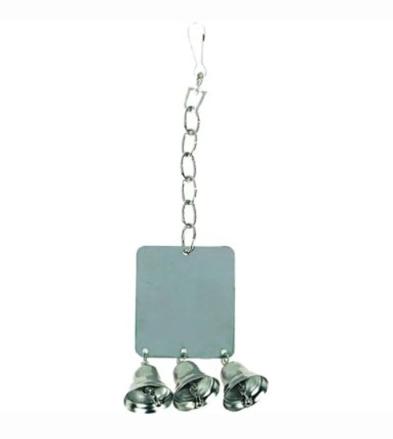 Jouet Perroquet Flamant Avec 3 Cloches - 10,5x3,5x27cm
