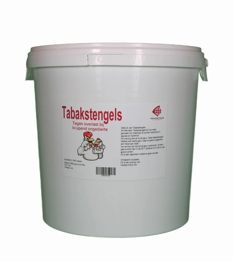 Tiges de tabac Mercator 2500 g - Seau 10L