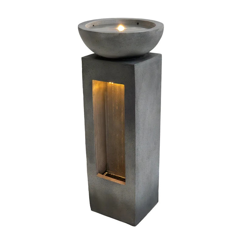 Fontaine de Jardin « Serenity Falls » Avec Éclairage LED