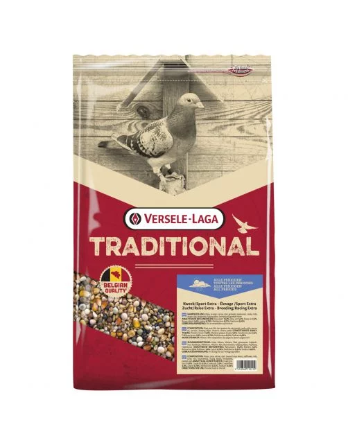 Versele-Laga Traditional Breeding/Sport Extra Nourriture pour Pigeons - Nourriture pour Pigeons - 5 kg