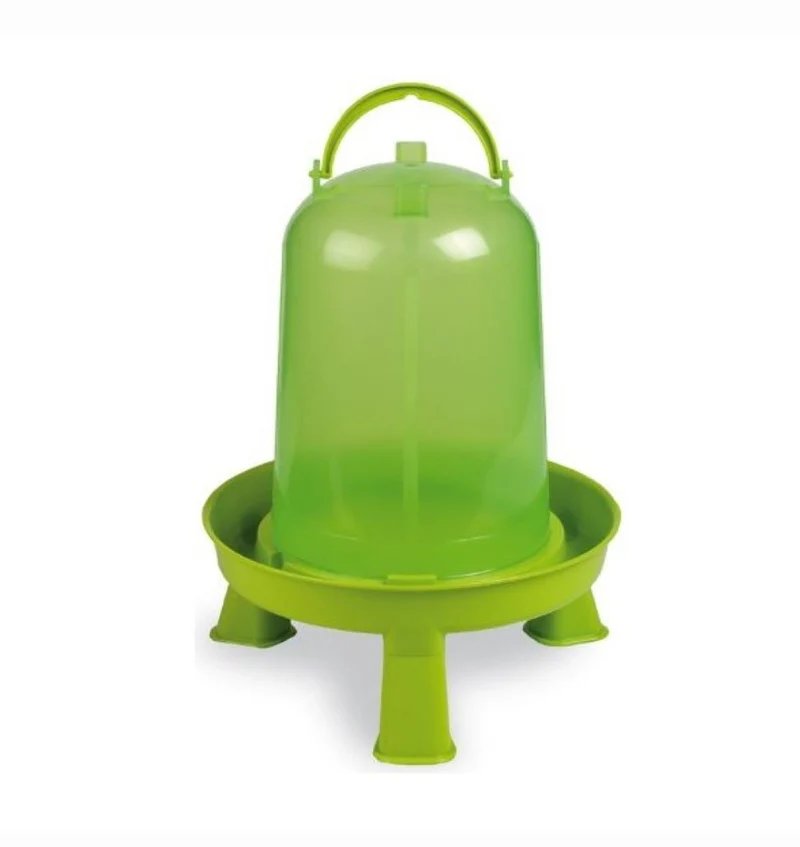 Horloge à boire avec fermeture à clic + pieds vert 8L