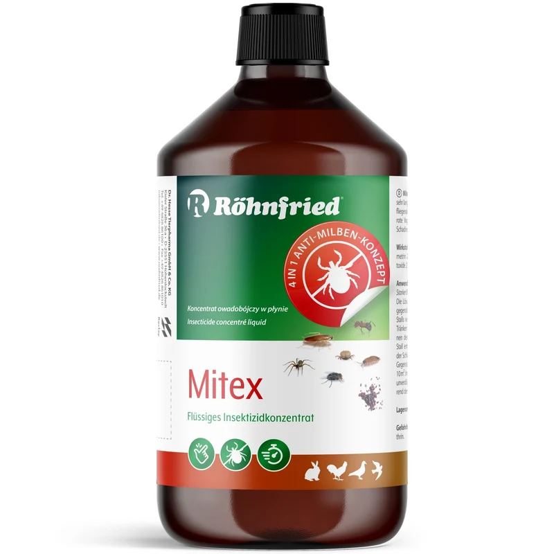 Mitex 500ml (Désinfectant très efficace pour le clapier et la volière)