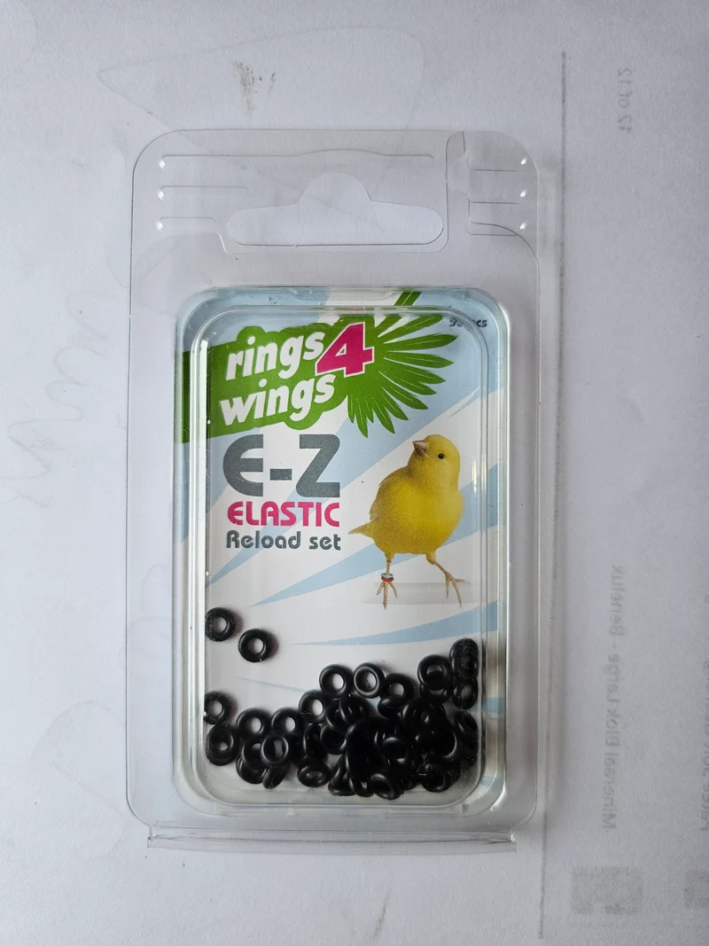 Kit de recharge EZ Elastic Rings Noir (50pcs) Ø 3 mm