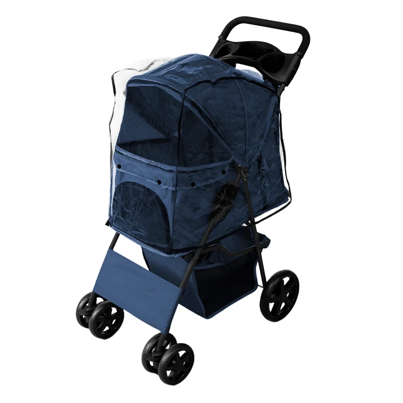 Poussette pour Animal de Compagnie – Bleu Marine