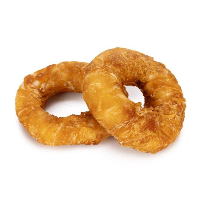 Anneau à mâcher Donut, saveur poulet 10cm 110 grammes