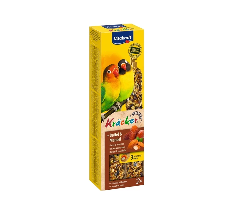Vitakraft Kräcker inséparable avec date et amande, 2 pièces