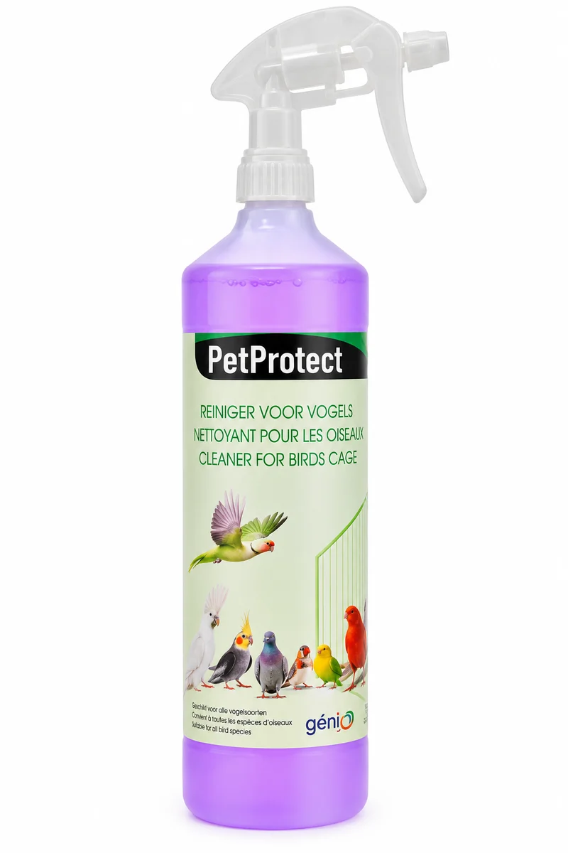 Spray désinfectant PetProtect 1L, pour tous les enclos d'animaux