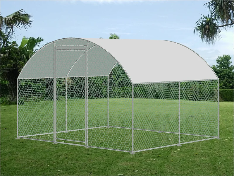 COMPTOIR POULET METAL AVEC BÂCHE 250CM