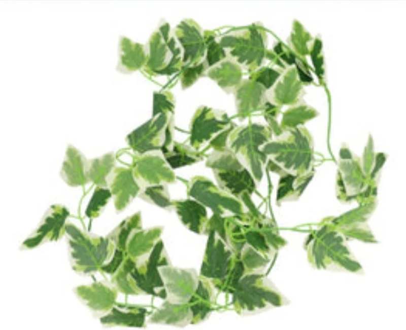 Plastique Vert Type 3 - Guirlande Feuilles 180cm