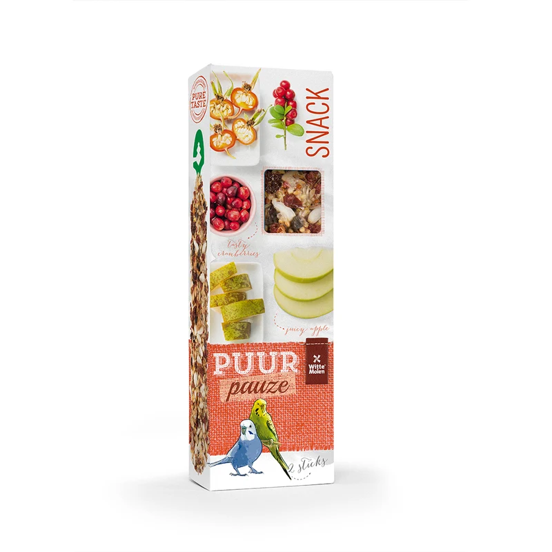 Pure break sticks perruche pomme & églantier