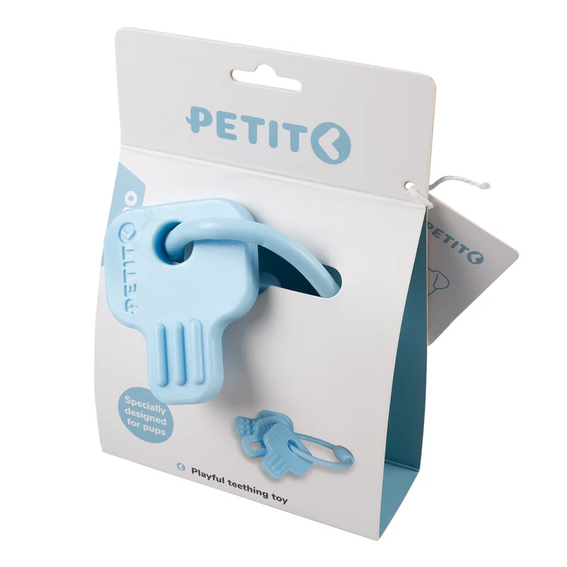 Petit jouet à mâcher cléo bleu