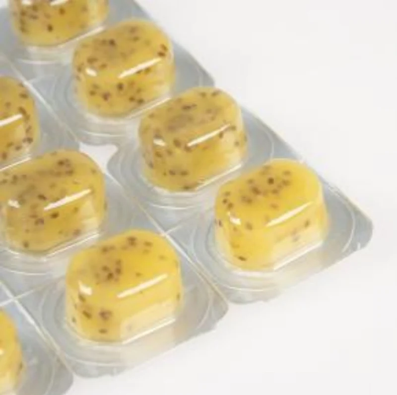 Collation de gelée pour oiseaux avec chia, 12pcs. 5 grammes