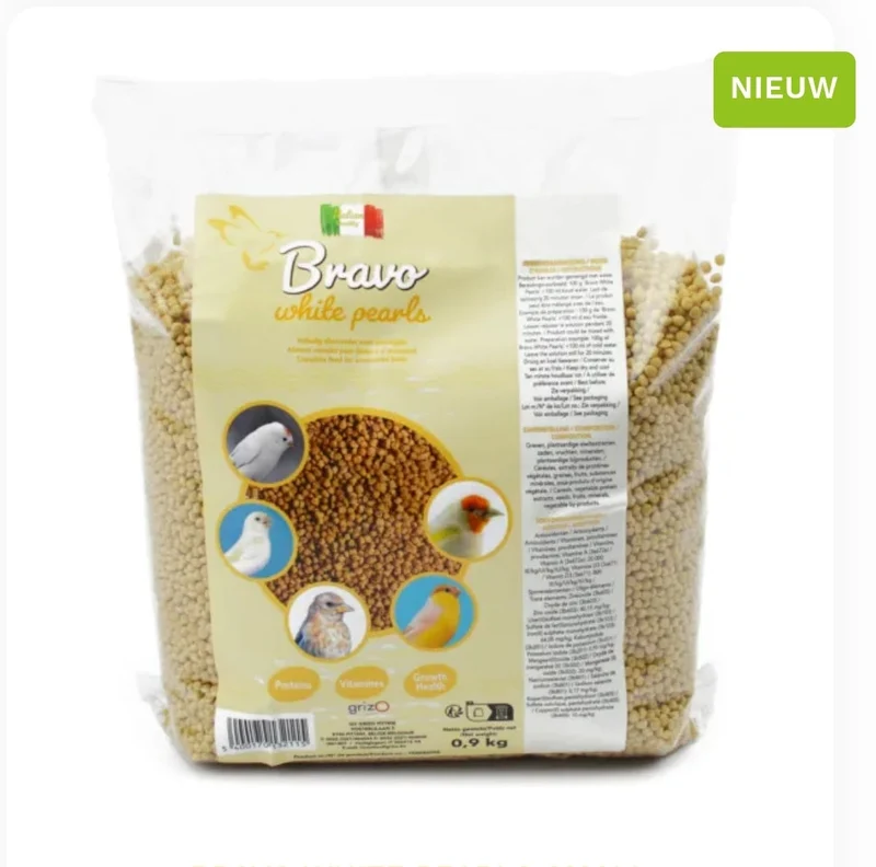 Bravo White Pearls 450 grammes (perle blanche morbide)