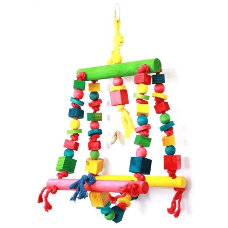 Jouet Perroquet Double Balançoire - Happy Pet