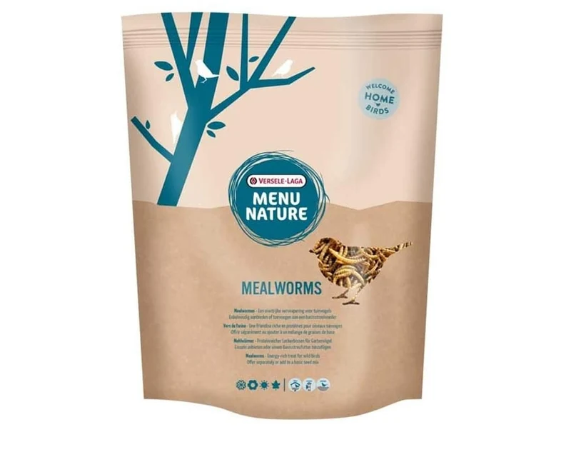Menu Nature - Vers de farine séchés - Alimentation - 300 grammes - Versele Laga