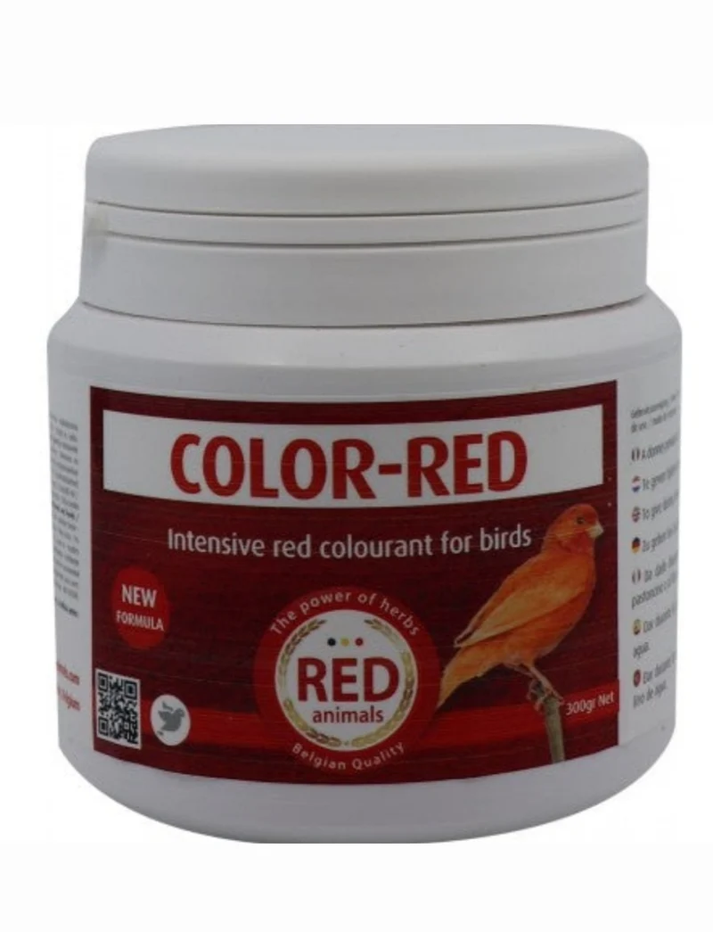 Colorant-Rouge 300 Grammes (colorant rouge et avec choline pour le foie) Animaux Rouges