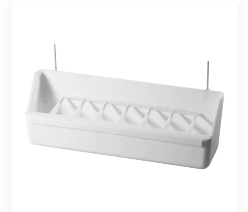 Volière Mangeoire + Grille Blanc 21cm