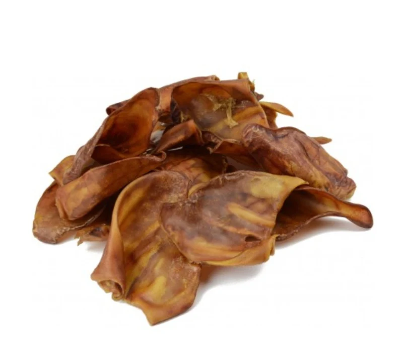 Oreilles de porc fumées - Friandises pour chiens - 10 pièces