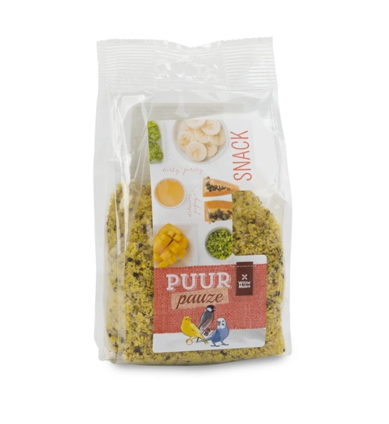 Puur Pause Fruit & Herb Crumble 200 Grammes ( PUUR Eggfood ) - Witte Molen