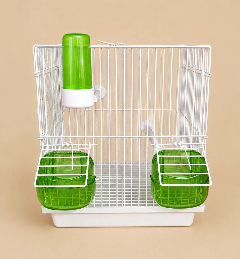 Cage de transport / Cage chantante verte