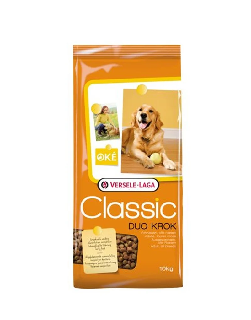 Classic Duo Krok Nourriture pour chien 10 kg - Versele Laga