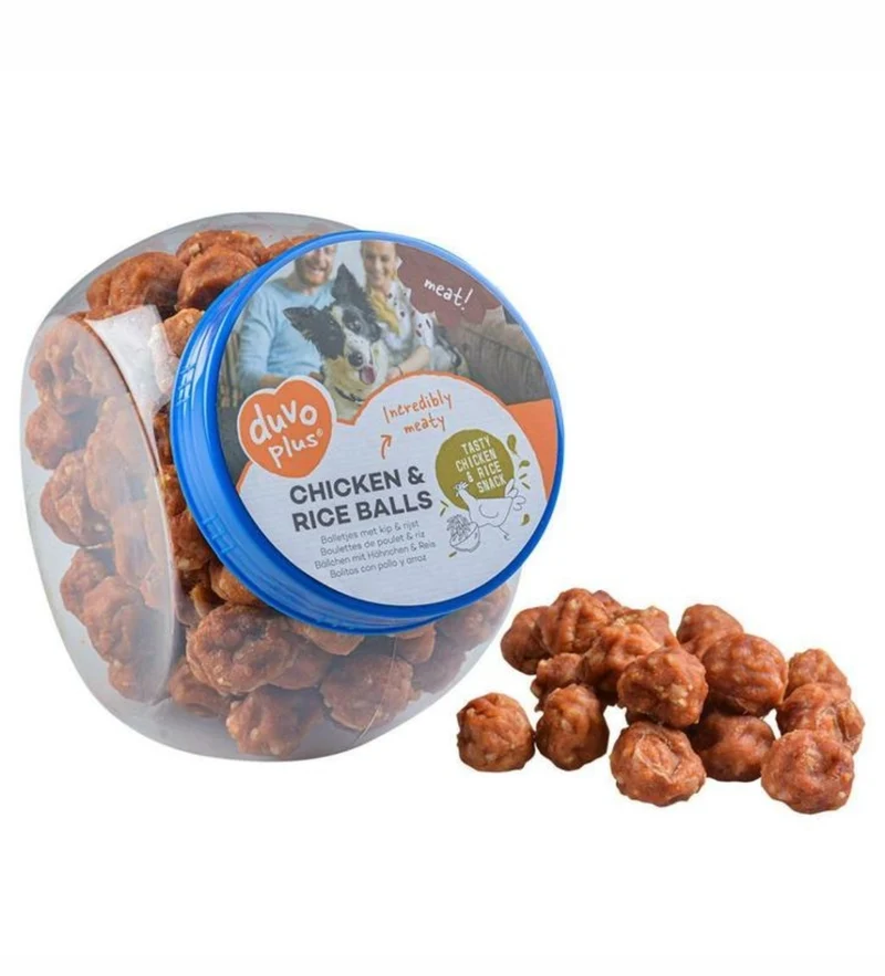 Boulettes de poulet et de riz Duvo+
