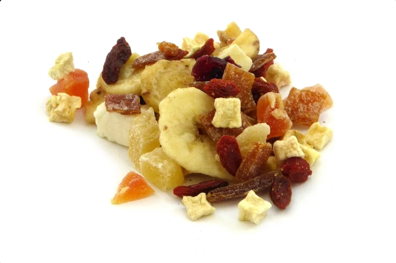 Mélange de morceaux de fruits secs