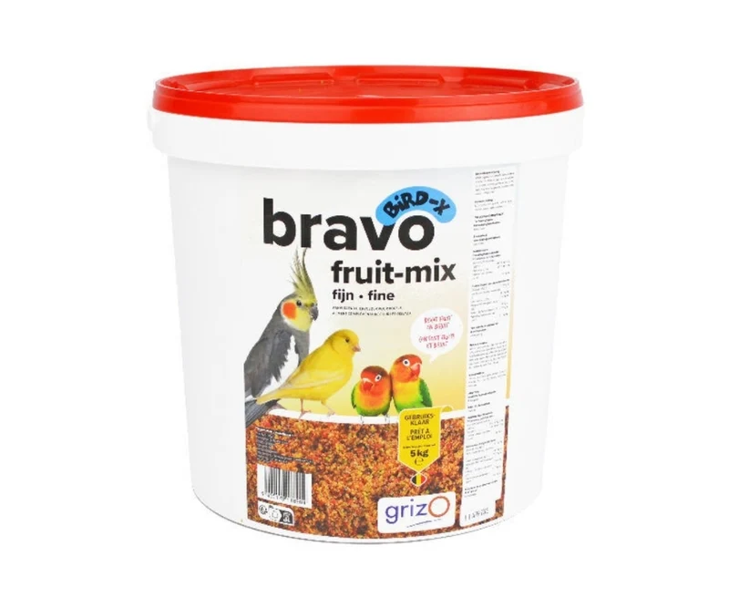 Bravo Mélange de Fruits Fin 5kg - Bird-X Grizo