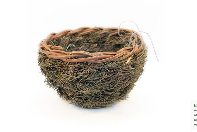Nid Oiseaux Indigènes Avec Crochet (branches de pin) Ø 12mm