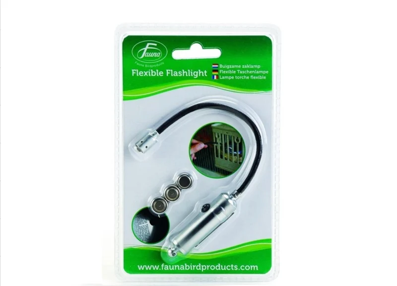 Lampe cheminée flexible Fauna + piles